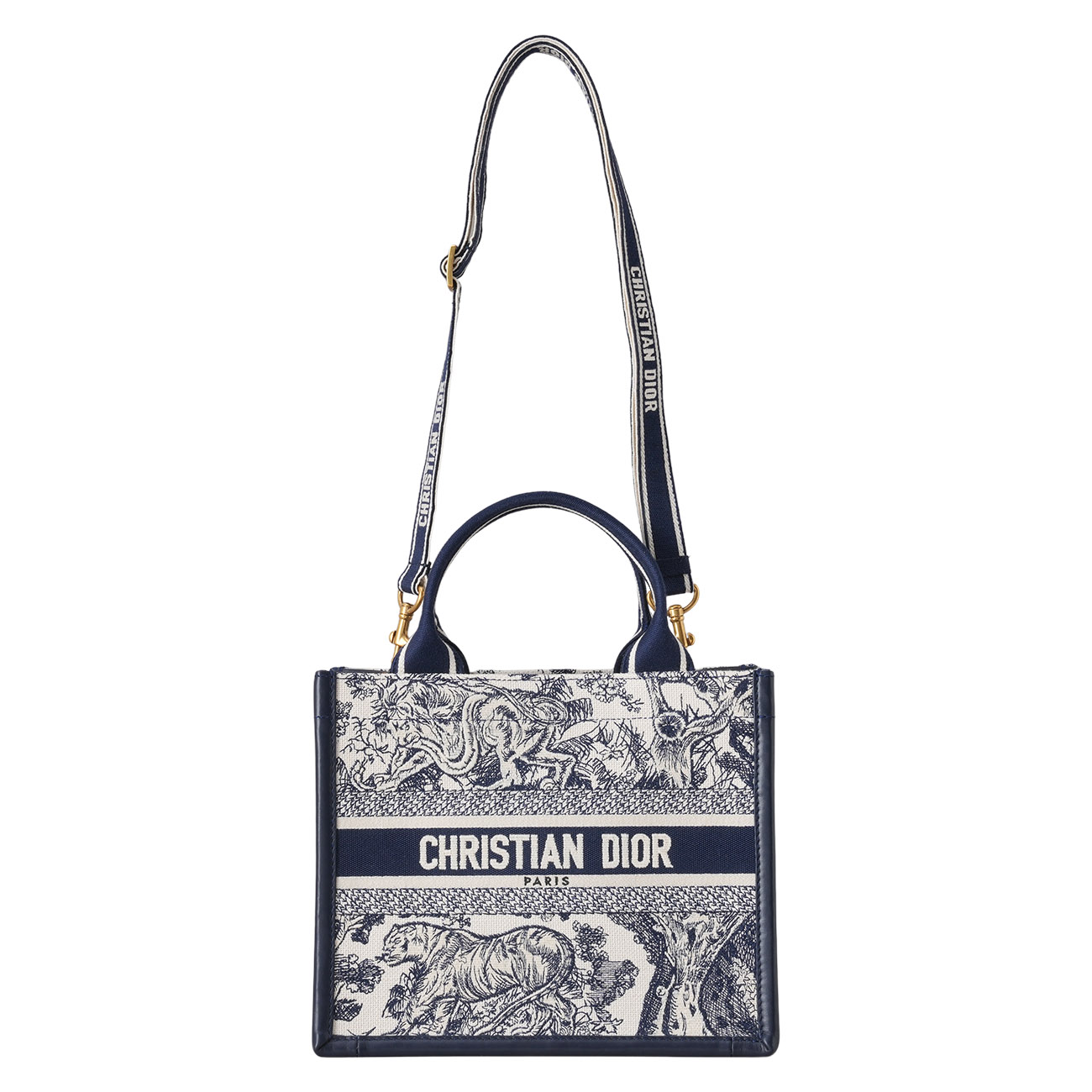 CHRISTIAN DIOR(USED)디올 M1325 레더 북토트 스몰